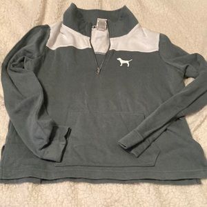 PINK half zip sweatshirt